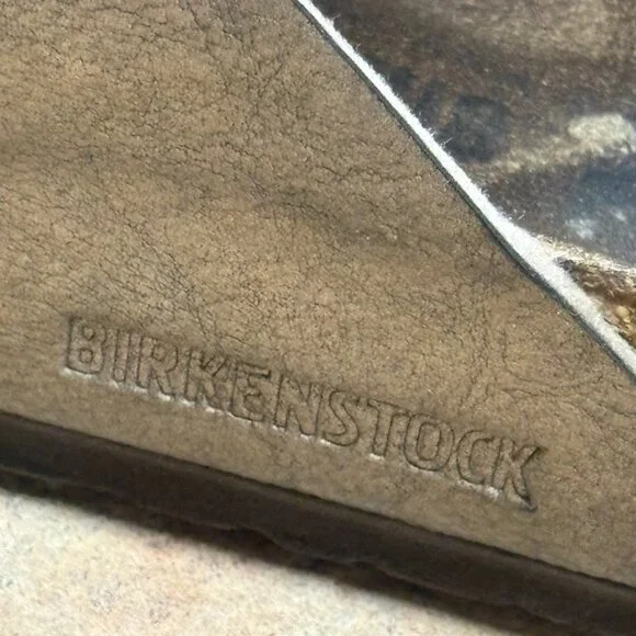 Birkenstock Sydney Slide Sandals Graceful Taupe Womens 39 US 8 Straps Cork - Picture 10 of 14